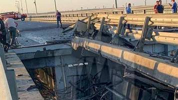 Krieg: Explosion an Krim-Brücke – Moskau: Kiewer „Terrorakt”