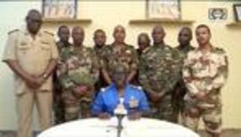 TV-Ansprache: Soldaten in Niger verkünden im Fernsehen den Sturz der Regierung