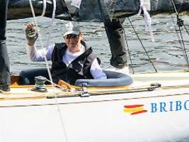 Seltener Heimatbesuch: Altkönig Juan Carlos gewinnt Regatta in Spanien