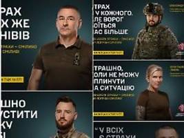 Überwindet die angst: bekannte ukrainische soldaten werben um rekruten