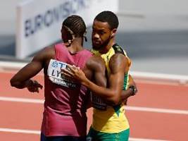 kuriose szene vor wm-halbfinale: jamaika-sprinter verletzt sich bei unfall am auge