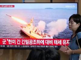 tiefpunkt der beziehungen: nordkorea feuert marschflugkörper ab