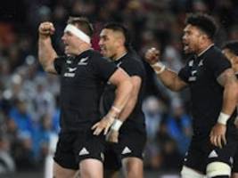 neuseeland vor dem start der rugby-wm: die götter in schwarz wanken