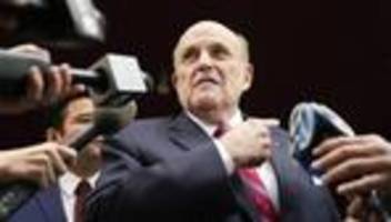 US-Republikaner: Anwaltkanzlei verklagt Rudy Giuliani wegen nicht bezahlter Rechnungen