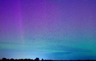 Magisches Spektakel: Polarlichter schimmern über deutschem Nachthimmel