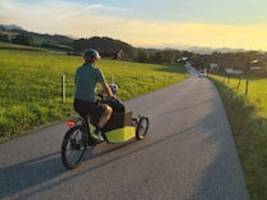 lastenrad-test mäx & mäleon: mit der rikscha in die berge
