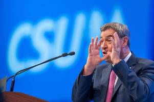 Parteitag bestätigt Söder als CSU-Chef