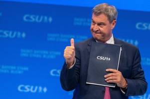 Die CSU sammelt sich um Markus Söder