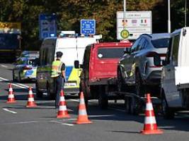 müssen schauen, was das bringt: faeser: stationäre grenzkontrollen werden vorbereitet