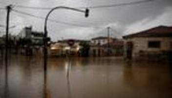 sturmtief elias: starkregen sorgt erneut für Überschwemmungen in griechenland