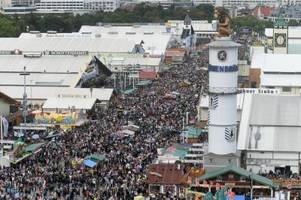 Hitlergruß auf der Wiesn - Ermittlungen gegen drei Männer