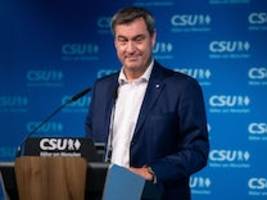 landtagswahl in bayern: söder als bundespräsident? lächerlich