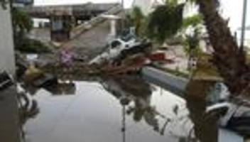 unwetter in mexiko: mindestens 27 menschen durch hurrikan in badeort acapulco getötet