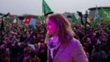 klimademo in amsterdam: thunberg ergreift erneut partei für palästinenser