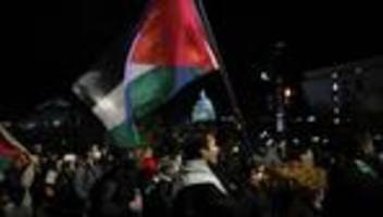 nahostkonflikt: zusammenstöße bei propalästinensischer demonstration in washington