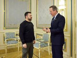 erste reise als außenminister: cameron besucht zuerst selenskyj - weitere hilfszusagen