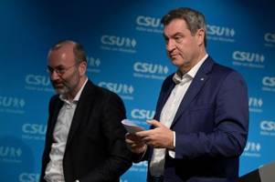 Söder und Weber: Europawahl ist Schicksalswahl für Kontinent