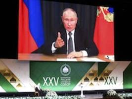 russland: putin beansprucht weltmacht-status