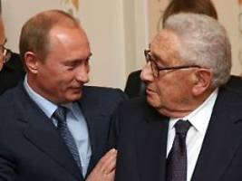 Warme Wort auch aus China: Putin würdigt Kissinger als weisen Staatsmann