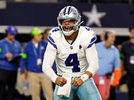 Cowboys feiern großen Sieg: Überragender Prescott dirigiert das wilde NFL-Spektakel