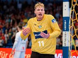 klimpkes extreme enttäuschung: handball-keeper bereut seinen ahnungslosen-ausraster