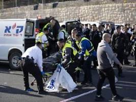 helfer in jerusalem erschossen: polizei ermittelt gegen israelischen soldaten