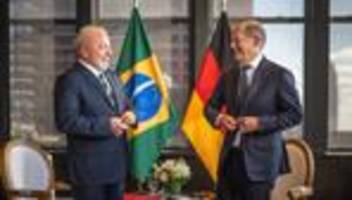 Regierungskonsultation: Brasiliens Präsident Lula und Scholz sprechen über Freihandelsabkommen