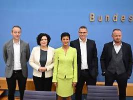 Zwei neue Gruppen im Parlament: Bündnis Wagenknecht plant Formierung im Bundestag