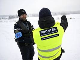 viele migranten harren aus: frontex sichert russisch-finnische grenze
