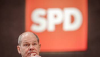 Bundeskanzler: Olaf Scholz spricht auf dem SPD-Parteitag
