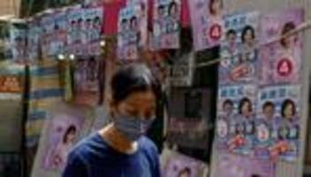 hongkong: beteiligung bei kommunalwahl in hongkong sinkt auf rekordtief