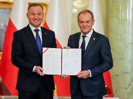 Machtwechsel vollzogen: Tusks Vereidigung beendet Hängepartie in Polen