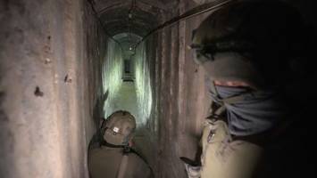 medien: israel testet flutung von hamas-tunneln