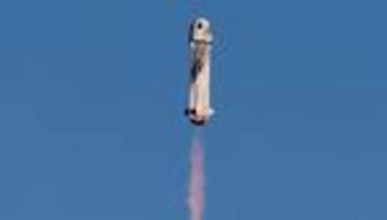 raumfahrt: blue-origin-rakete nach fehlschlag erfolgreich gestartet
