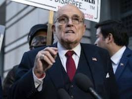 USA: New Yorks Ex-Bürgermeister Giuliani meldet Insolvenz an