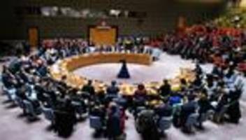 vereinte nationen: un-sicherheitsrat fordert mehr humanitäre hilfe für den gazastreifen