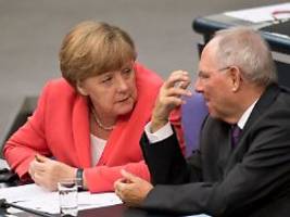 Politischer Lehrmeister: Merkel würdigt Schäuble als überragende Persönlichkeit