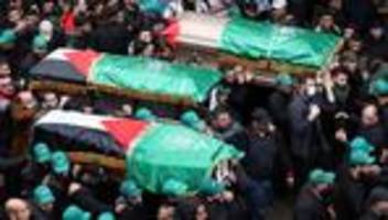 libanon: tausende menschen bei beisetzung des getöteten hamas-führers