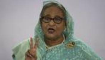 parlamentswahlen in bangladesch: regierungschefin hasina liegt bei wahlen uneinholbar vorn