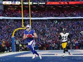 Bills siegen in NFL-Playoffs: Büffelherde überrennt Steelers nach dem Schneesturm