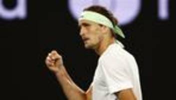 Tennis: Alexander Zverev erreicht das Halbfinale der Australian Open