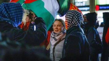 Klimaaktivistin Thunberg bei Pro-Palästina-Demonstration