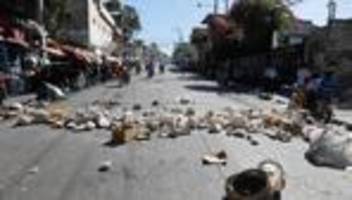 karibikstaat: haitianer protestieren mit generalstreik gegen bandengewalt