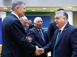 Hat sich Ungarn durchgesetzt?: Orban rechtfertigt Veto-Aufgabe bei EU-Sondergipfel