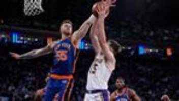 basketball: la lakers stoppen nba-siegesserie der new york knicks