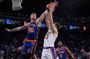 LA Lakers stoppen NBA-Siegesserie der New York Knicks