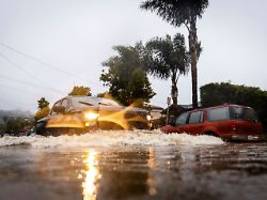 Behörden rufen Notstand aus: Kalifornien erlebt schweres Unwetter