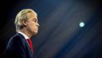 niederlande: koalitionsgespräche mit geert wilders geplatzt