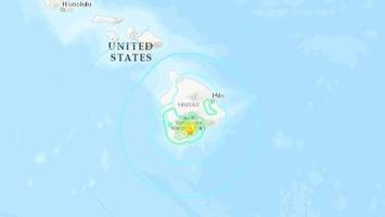 Starkes Erdbeben erschüttert Hawaii – Big Island bebte