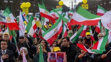 demonstration gegen iranische regierung
